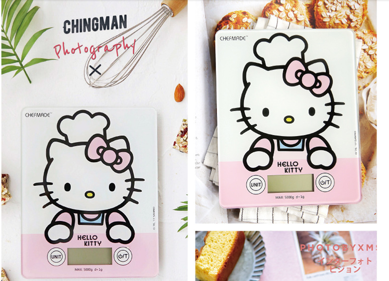 学厨HELLO KITTY(凯蒂猫)正版授权厨房烘焙触屏电子秤 烘焙工具示例图7