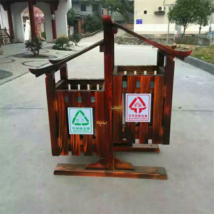 小区物业垃圾桶 户外景区分类垃圾箱 奥博大号环保市政果皮箱厂家批发