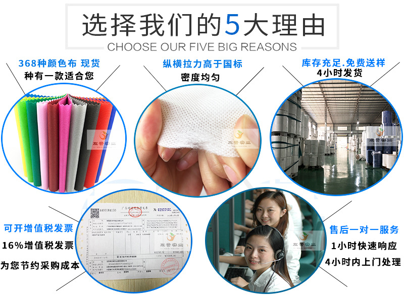 厂家生产十字纹纺粘无纺布 环保耐牢收纳盒用十字纹纺粘无纺布示例图16