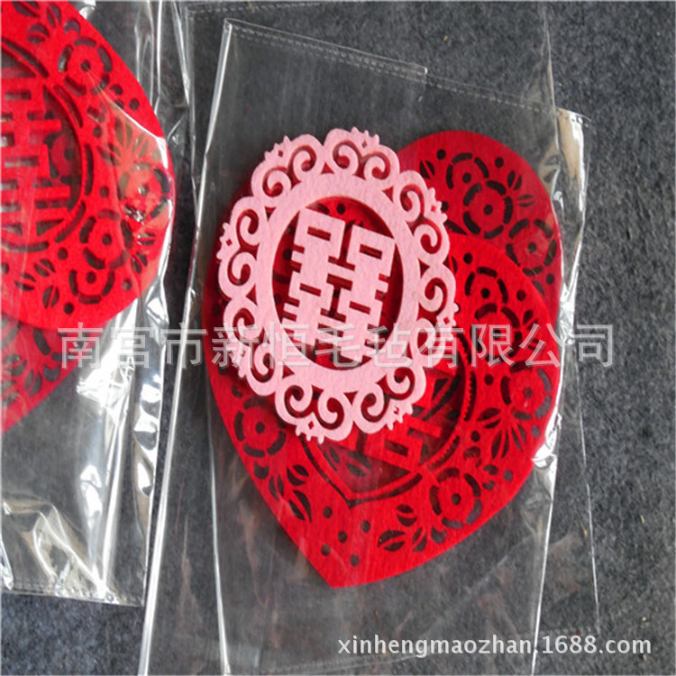 毛毡餐垫  毛毡杯垫可订做样式示例图13