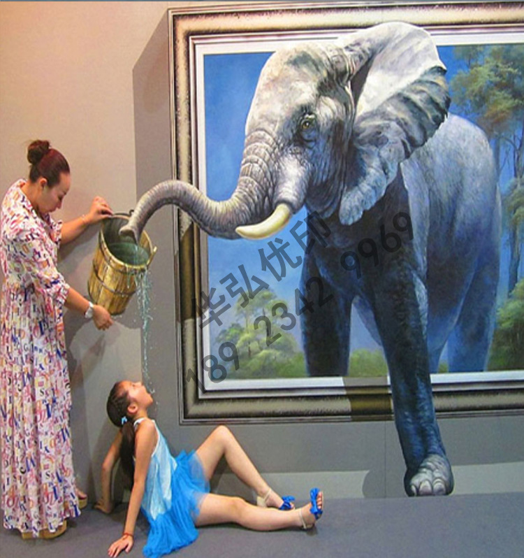 3d立体壁画打印机立式墙体彩绘机户外墙面喷绘机背景墙打印机直销示例图11