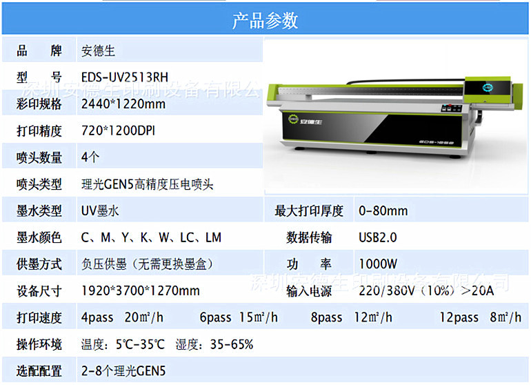 个性浮雕手机壳彩印机,广告标牌uv2513理光G5打印机,喷绘机价格示例图11