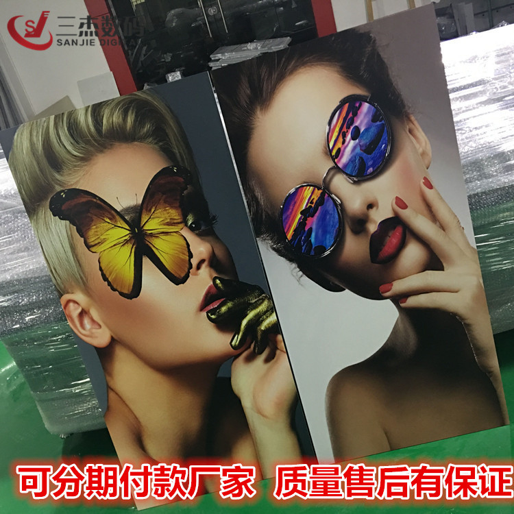 广告灯箱UV万能平板喷画机/广告板UV打印机KT板UV喷绘机厂家示例图11