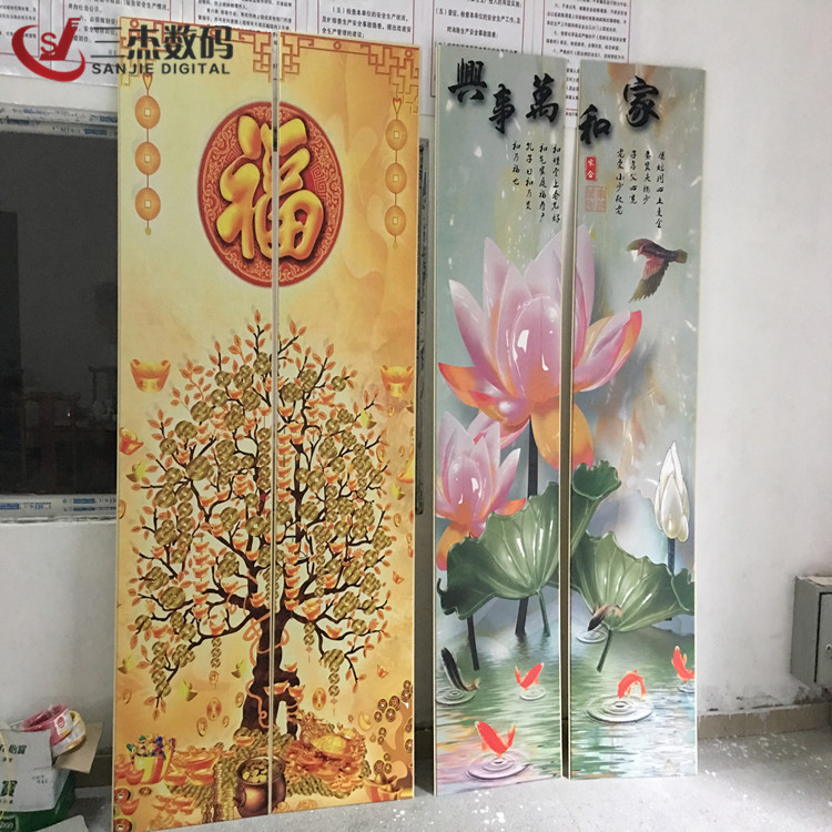 木板uv平板数码印刷机背景墙3d彩印机安徽合肥瓷砖5d万能喷绘机示例图8