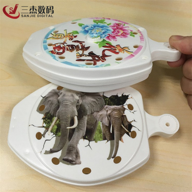 玻璃桌面UV浮雕彩绘机艺术玻璃3d喷绘机佛山玻璃大理石纹路印刷机示例图26