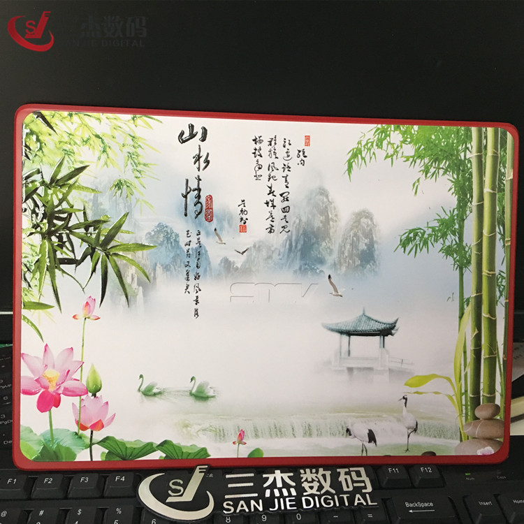 玻璃桌面UV浮雕彩绘机艺术玻璃3d喷绘机佛山玻璃大理石纹路印刷机示例图23