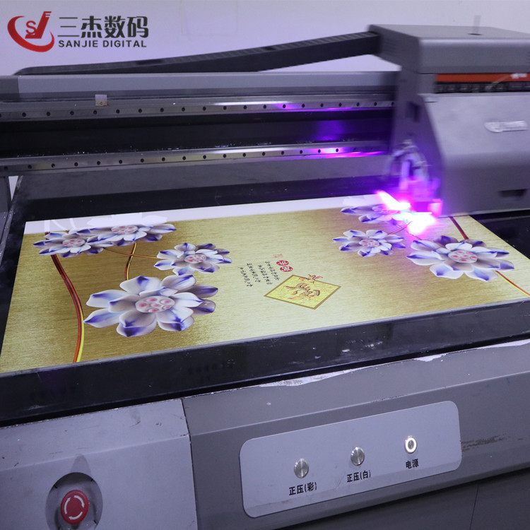 玻璃桌面UV浮雕彩绘机艺术玻璃3d喷绘机佛山玻璃大理石纹路印刷机示例图18