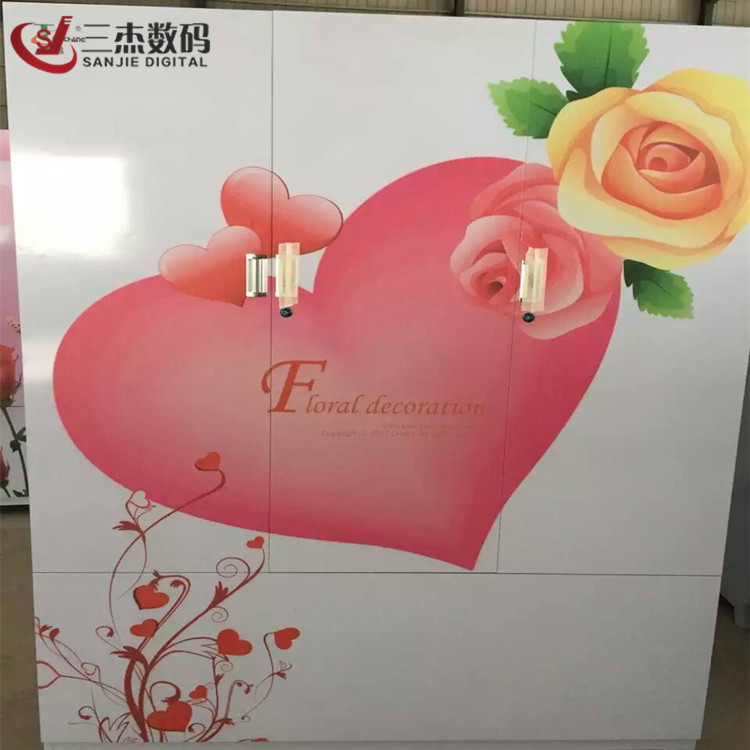 拉杆行旅箱uv平板打印机理光背景墙3D浮雕印刷机长沙木板喷绘机示例图4