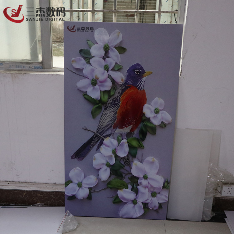 香格里拉帘uv打印机供应商铝百叶3D5D喷绘机理光g5平板印刷机发展示例图15