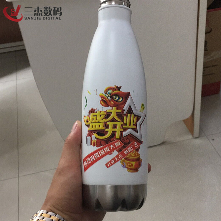 定制保溫杯uv平板浮雕彩印機個性金屬保溫杯打印機3d圓柱噴繪機示例圖8
