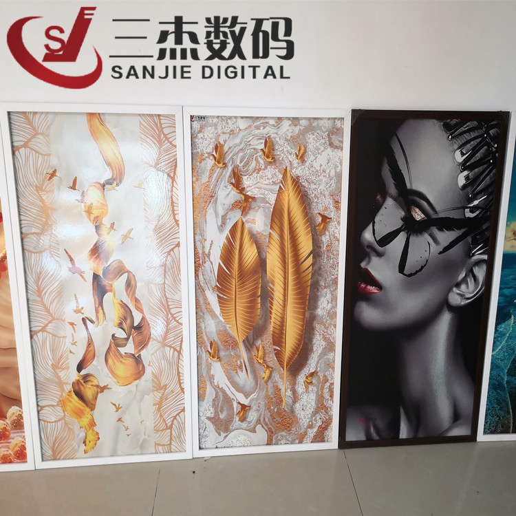 玻璃移門(mén)3d浮雕印刷機(jī)價(jià)格運(yùn)城山西uv平板打印機(jī)瓷磚背景墻5d噴繪示例圖12