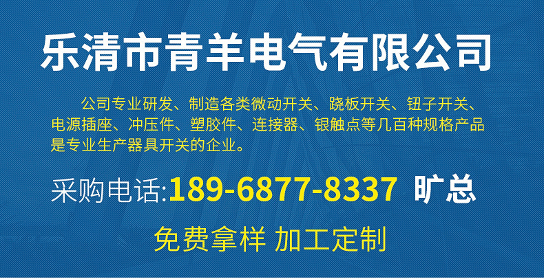 青羊 KW7 碎纸机微动开关 自动门 清洗机 热水器 净水机 暖手宝示例图1