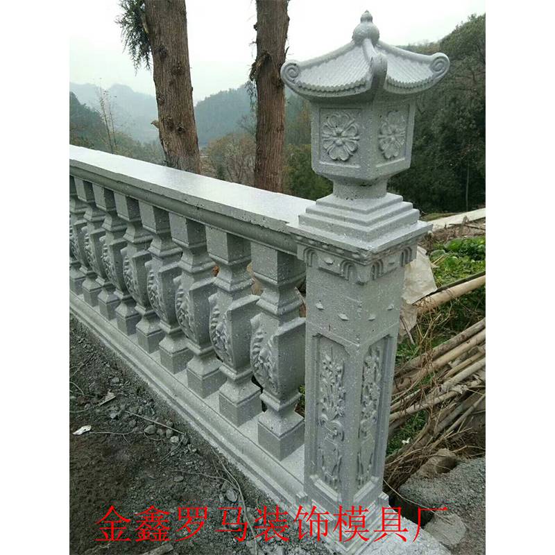 水泥艺术护栏模具 塑料花瓶模具 花瓶柱图片