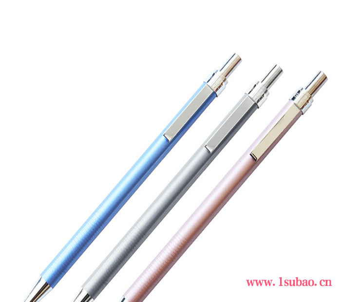 得力（deli）自动铅笔6492全金属自动带伸缩装置按动铅笔0.5mm