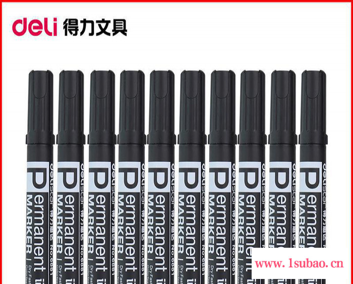 记号笔 得力6881记号笔 单头 油性笔记号笔物流大头笔图3