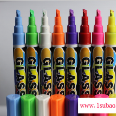 8支8色可擦荧光笔 可擦标记笔 神奇双头荧光笔 8色装 记号笔标