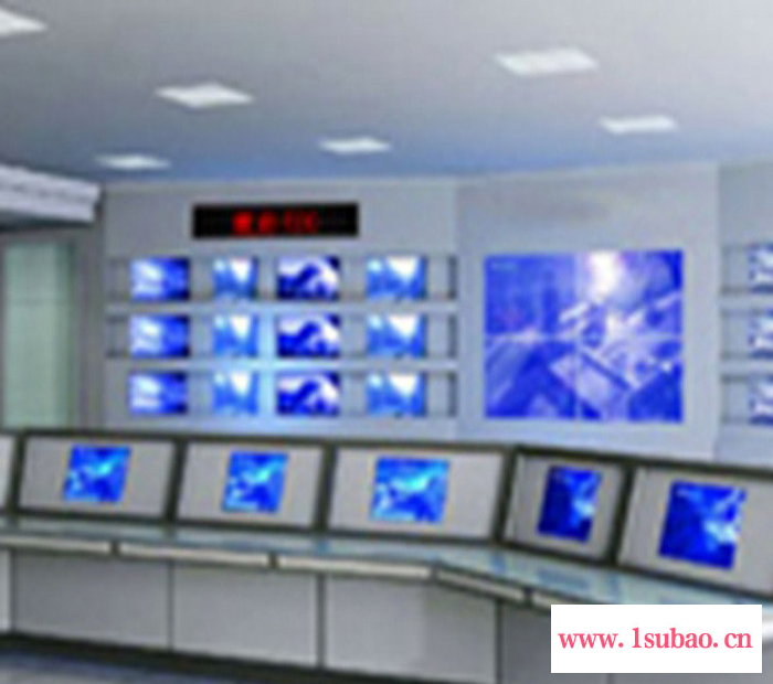 监控电视墙机柜 外壳加工 监控电视机墙柜 可来图定制