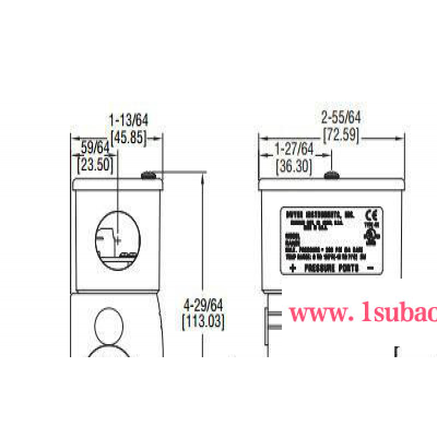 美国Dwyer德威尔DXW系列液体差压开关控制器电子压力开关