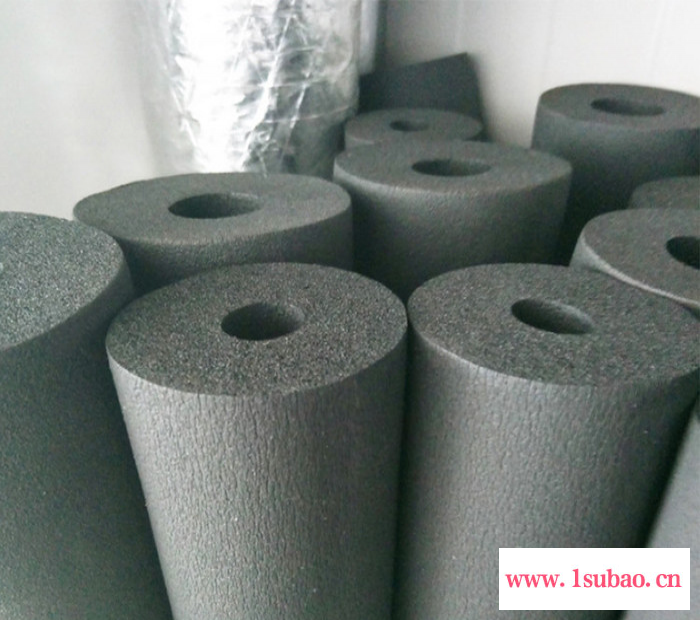 空调橡塑管 空调复合铝箔橡塑管壳 空调管道隔热 橡塑空调管