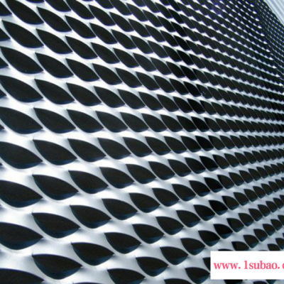 安平亮宇 静电喷涂 室外铝制防滑板 可折叠型铝单板空调罩 冲孔防护网