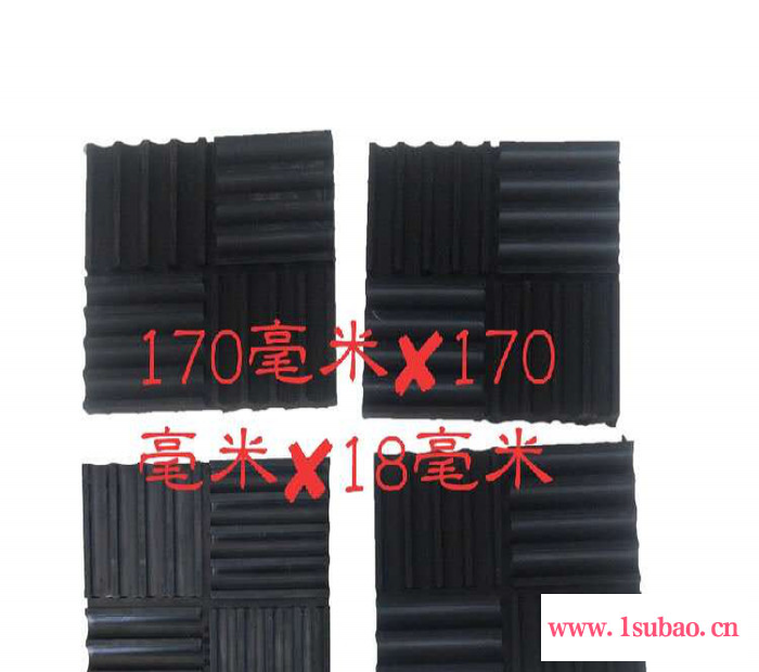 朔涵 橡胶减震垫 方形减震垫 长方形橡胶减震垫 空调垫 外机橡胶减振垫图2