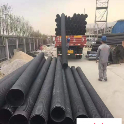【天津中劲】直销HDPE双壁波纹管 大口径排污pe波纹管 市政污水排水管塑料波纹管