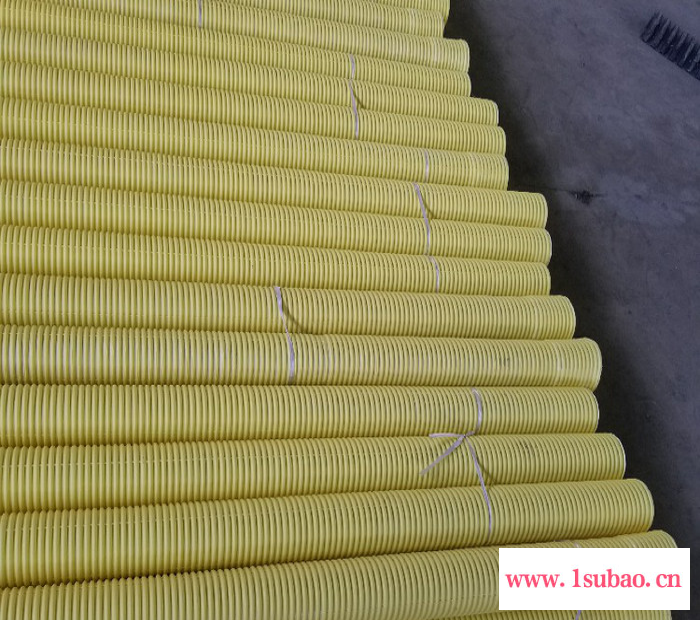 成都市都得利管业110 PVC双壁波纹管**直销厂家波纹管图3