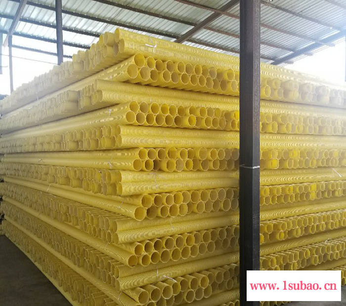 西南地区都得利管业直销DN90PVC-U双壁波纹管 pvc双壁排水波纹管图2