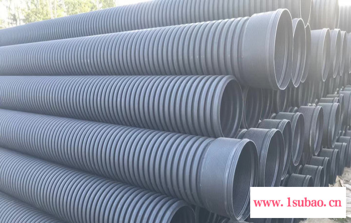 小区排水用 双臂波纹管200--500HDPE双臂波纹管下水管PE波纹排水管图5