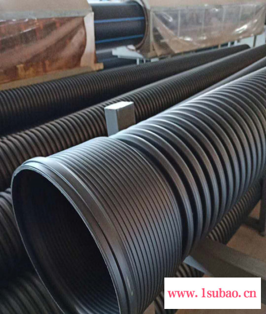 小区排水用 双臂波纹管200--500HDPE双臂波纹管下水管PE波纹排水管图7