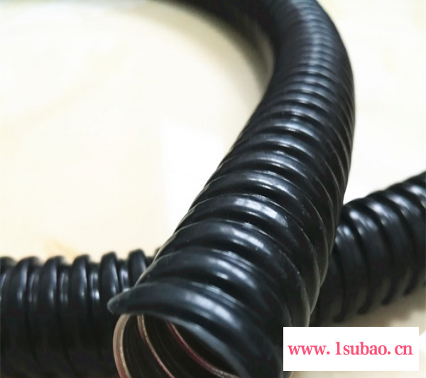 天津易科供应2寸 大规格金属包塑软管 PVC包塑金属波纹管 蛇皮管
