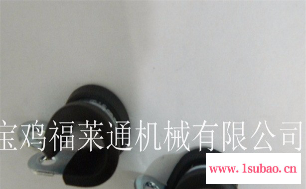 福莱通FLT-R12 R型金属管夹 SKM波纹管紧固夹 单边双孔固定 包胶波纹管管夹厂家 R型线夹价格图8