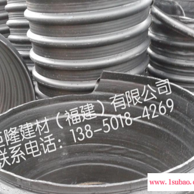 福州直销高密度聚乙烯钢带增强波纹管 dn300波纹管