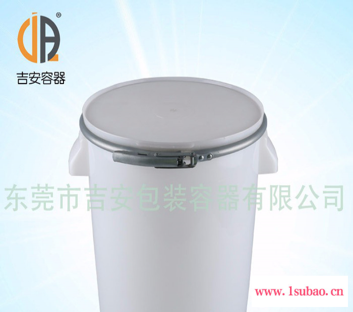 20L塑料桶带铁箍硅胶带铁箍桶塑料直身铁箍桶20升塑料化工桶铁箍涂料桶厂价直销质量保证图4