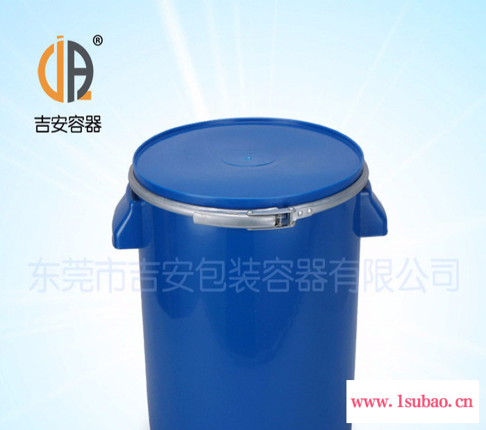 20L塑料桶带铁箍硅胶带铁箍桶塑料直身铁箍桶20升塑料化工桶铁箍涂料桶厂价直销质量保证图2
