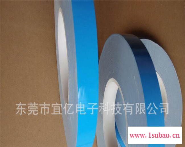 专业生产 蓝膜玻璃纤维导热胶带 无基材导热双面胶带 3M8805替代