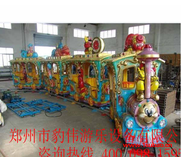 三维太空杯游乐设施批发  轨道火车机械游乐设备 豹伟儿童塔吊游乐设施图3