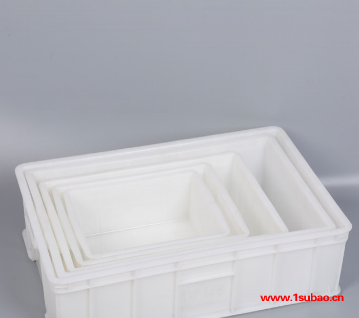 瑜杉 厂家供应塑料蓝色周转箱 水果蔬菜周转箱 五金工具塑料盒图2