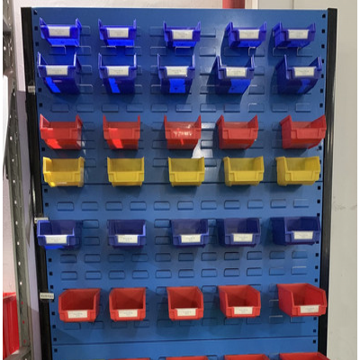 重庆赛塑业塑料盒背挂式零件盒物料元件盒螺丝盒工具盒货架子