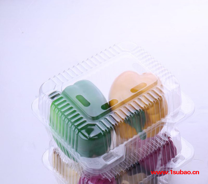 供应  圣诞西点盒   月饼盒  一次性透明塑料蛋糕盒 环保西点盒   塑料盒包装图4