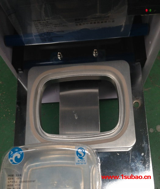 厂家销售塑料盒     快餐盒封口机    快餐盒封膜机      一次性快餐盒封口机