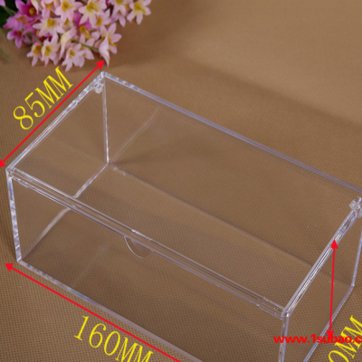 【一箱起批发】长方形PS塑胶盒 翻盖加厚 水晶塑料盒 产品包装用 【一箱起】长方形PS塑胶盒 翻盖