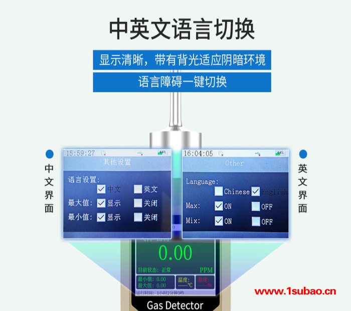 普利通 泵吸式VOC检测仪便携式TVOC光离子气体检测仪PLT300-tvoc**