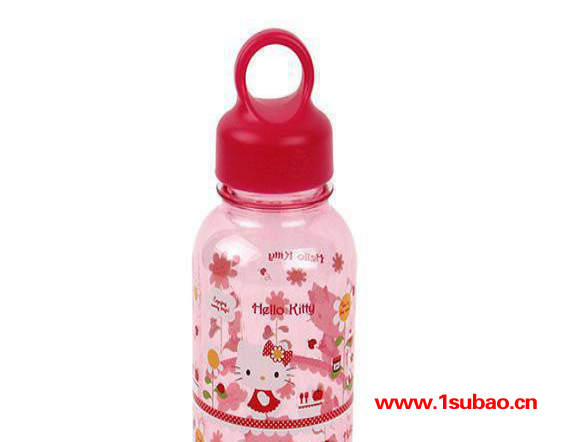 韩国进口Hello Kitty    儿童运动水壶 便携水瓶350ml  KT623