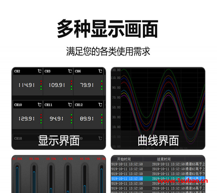 【拓普瑞】TP1000 便携式无纸记录仪 便携式数显记录仪 便携式数据记录仪图6