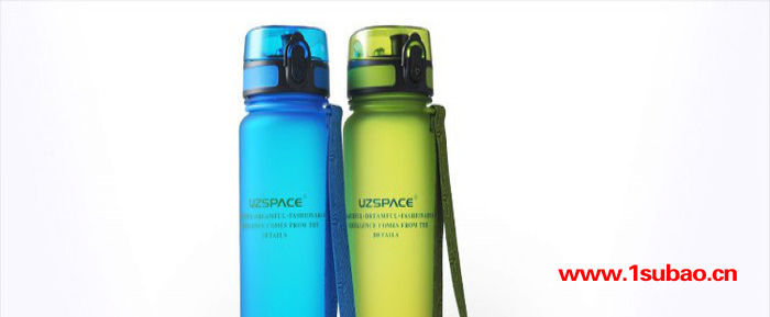 uzspace/优之创意情侣便携水杯美国进口tritan材质塑料运动水壶**1000ml支持网上订购