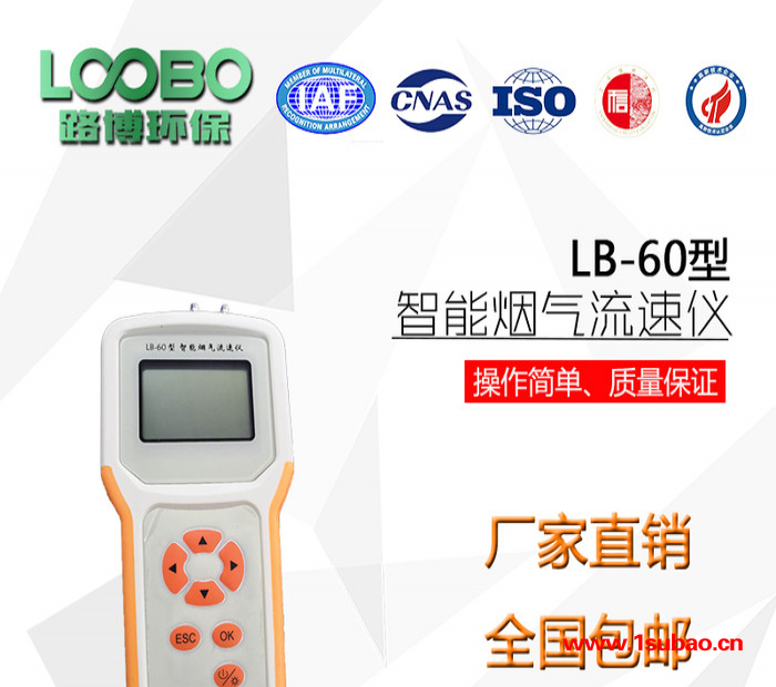 LB-60型便携式自动烟气流速仪图2