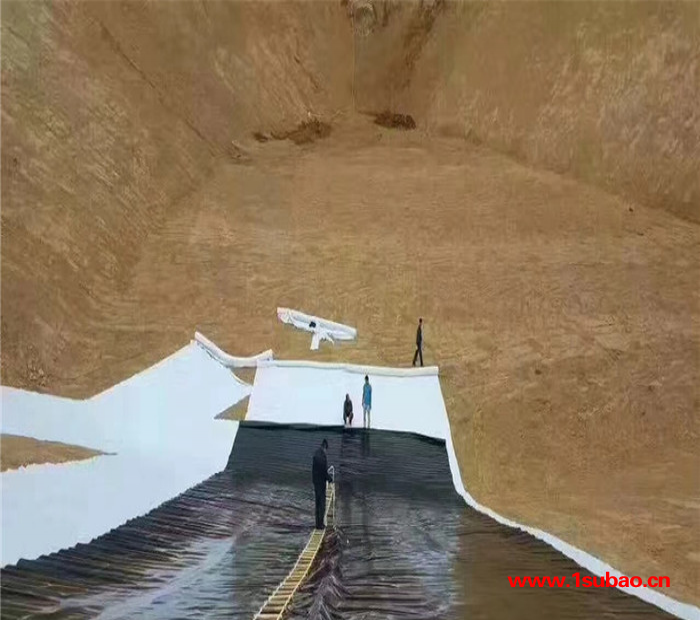 德州农业蓄水池防渗膜,灌溉渠道防渗膜厂家,供应糙面、光面土工膜图3