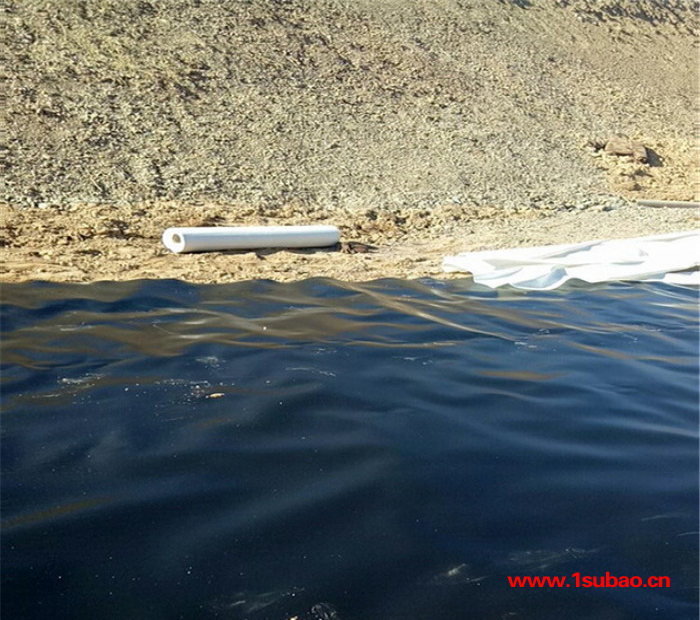 德州农业蓄水池防渗膜,灌溉渠道防渗膜厂家,供应糙面、光面土工膜图2