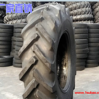 **加厚耐磨 14.9-24农业拖拉机真空轮胎 R1人字花纹 灌溉轮胎